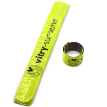 Reflective PVC Slap Band Wholesale Snap PVC Slap Bracelet